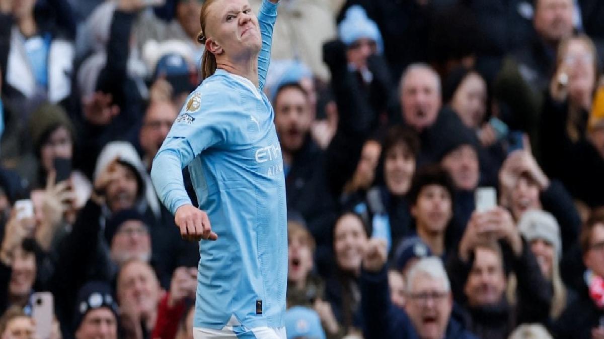 Erling Haaland'dan büyük başarı! Attığı golle Premier Lig tarihine geçti