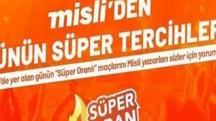 Misli'den günün süper tercihleri
