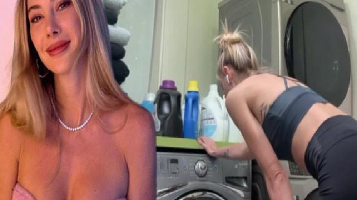 Şeyma Subaşı ilk defa çamaşır makinesi kullandı! 'Aptallığıma o kadar gülüyorum ki'