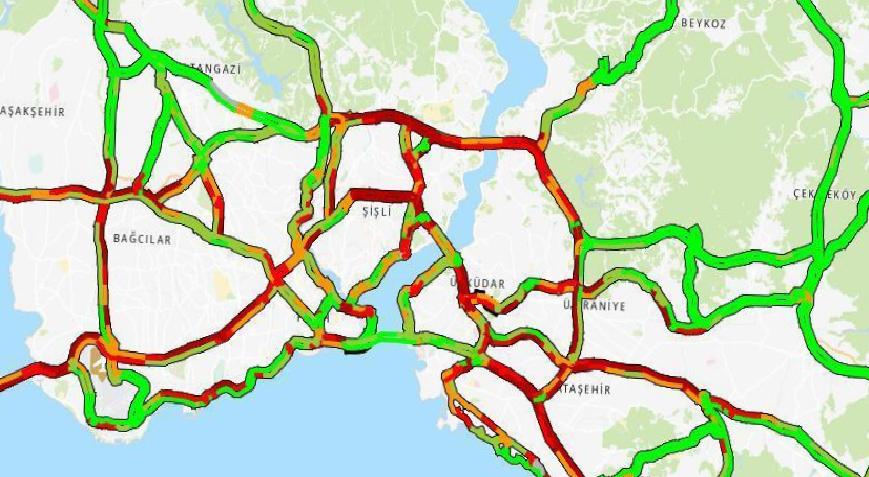 Son dakika... İstanbul'da trafik yoğunluğu yüzde 80'i aştı