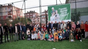 Derince'de gençler için yeni saha yapıldı