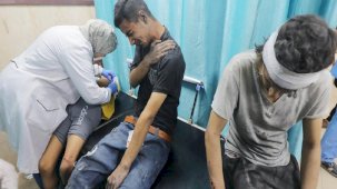 Gazze'deki Şifa Hastanesi'nde bulunan yaralılar güvenli alana tahliye edilemiyor