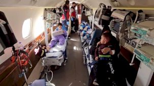 Gazzeli 3 yaralı çocuk Ankara'ya getiriliyor