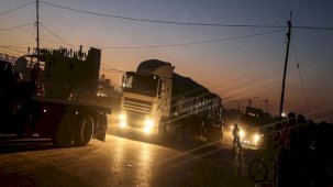 Gazze'nin kuzeyine 49 günün ardından ilk kez yardım malzemesi geldi