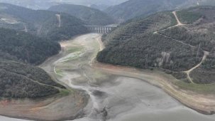 İstanbul'daki 10 barajdan 3'ü 'alarm' veriyor