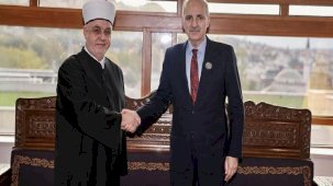 Meclis Başkanı Kurtulmuş Bosna-Hersek İslam Birliği Başkanı ile görüştü