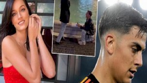 Paulo Dybala'dan manken sevgilisine sürpriz evlilik teklifi!