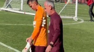 Sakatlanan Fernando Muslera, Bayern Münih maçı öncesi antrenmana katıldı
