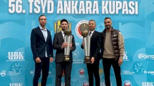 TSYD Ankara Kupası'ndan önce futbolcular bir arada
