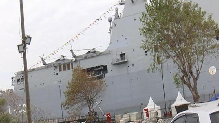 TCG Anadolu İstanbul'da ziyarete açıldı
