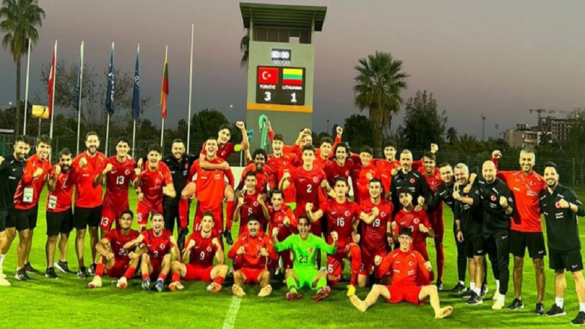U19 Milli Takımı, Litvanya'yı üç golle geçti