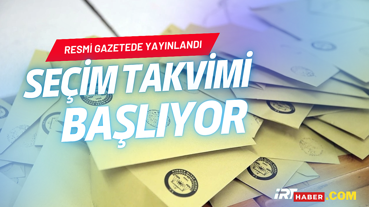 31 Mart Yerel Seçim Takvimi Resmi Gazete'de Yayımlandı