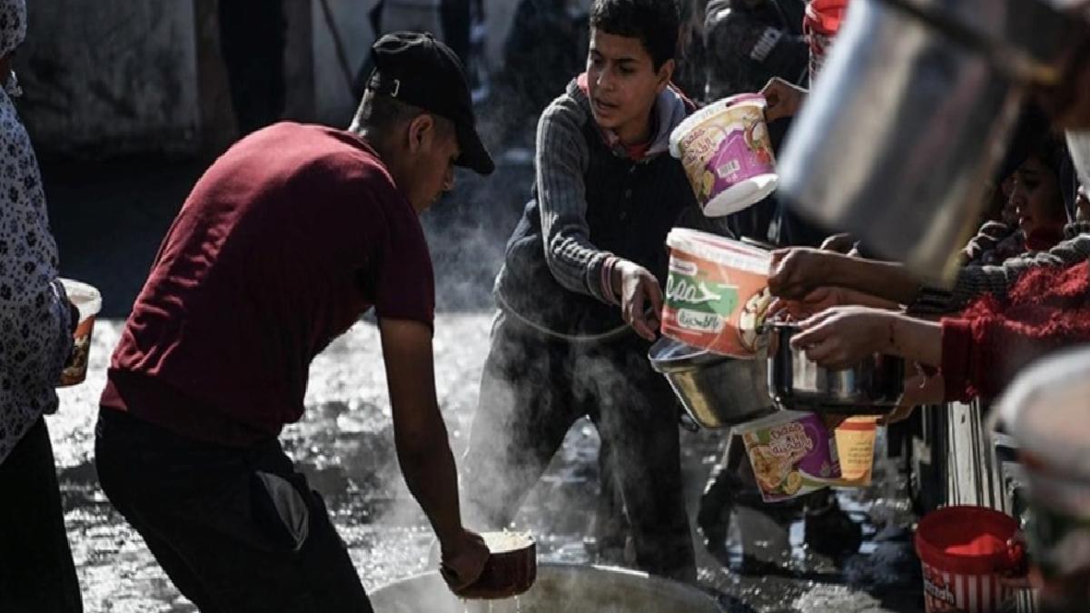 570 binden fazla Gazzeli felaket düzeyindeki açlıkla karşı karşıya
