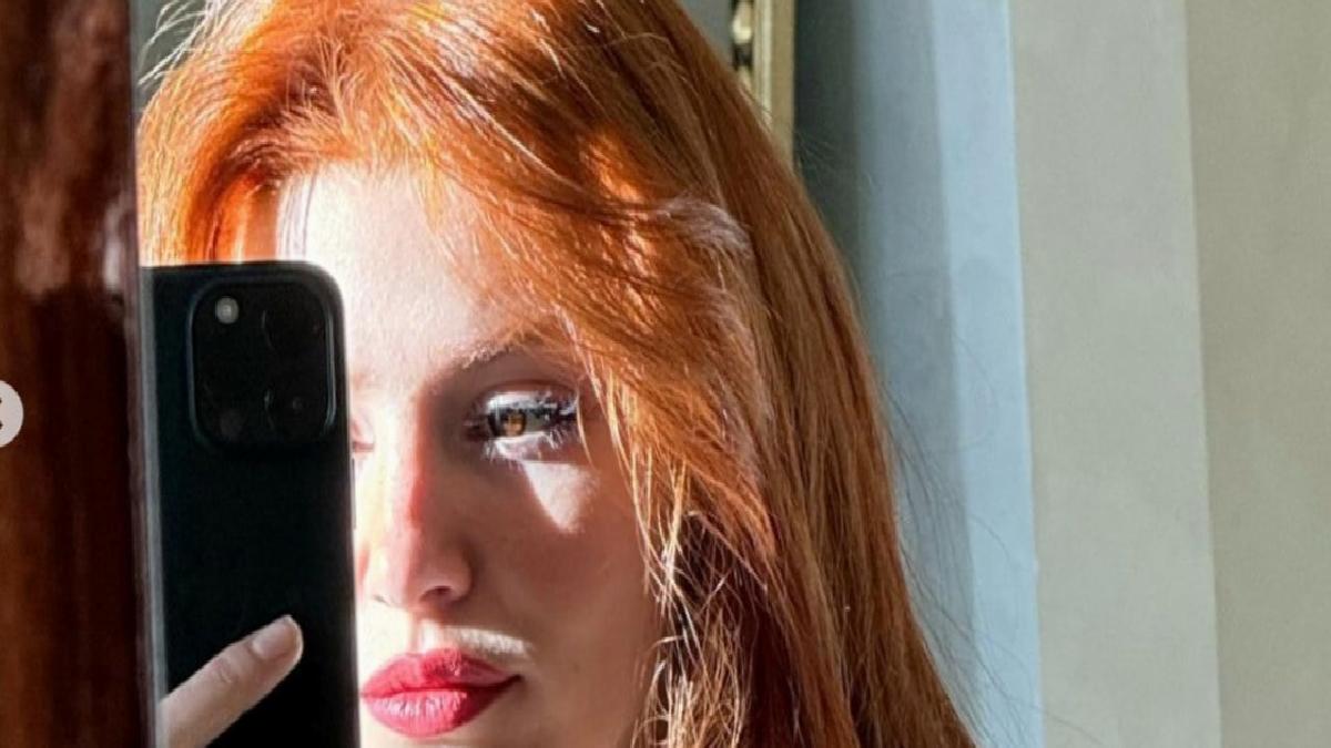 Artık kızıl olan Hande Erçel'den yeni kareler