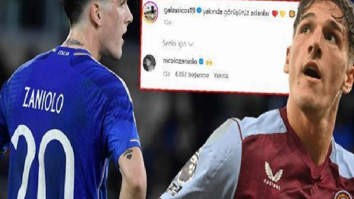 Aston Villa'da Nicolo Zaniolo'dan Galatasaray sinyali!