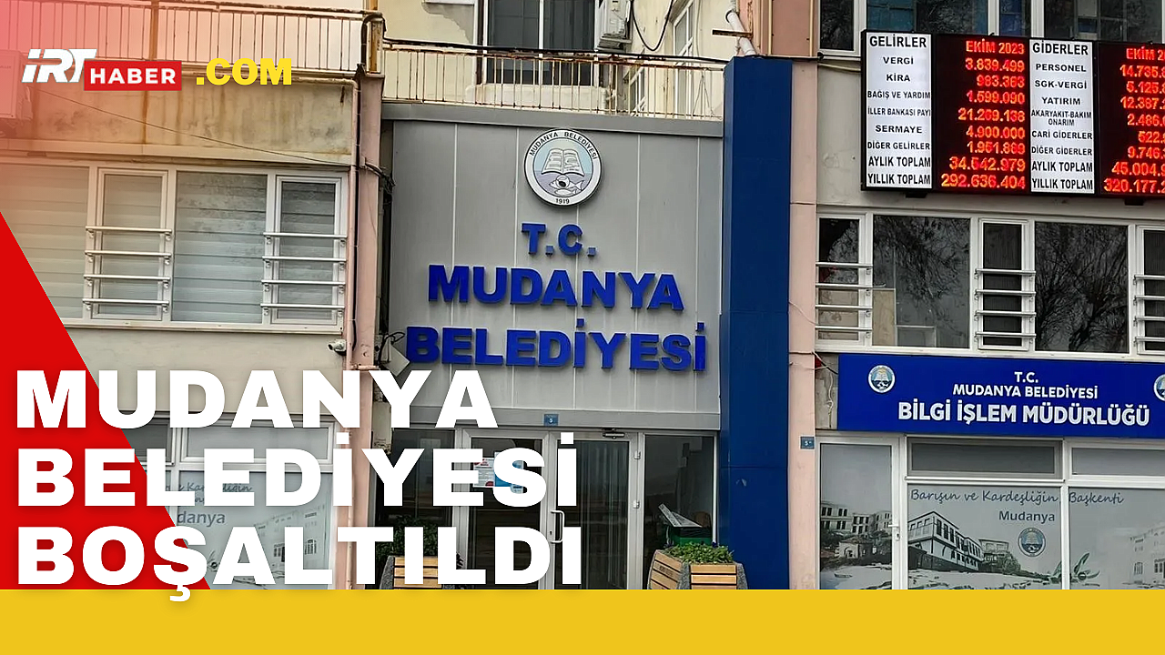 Bursa Mudanya Belediyesi Boşaltıldı