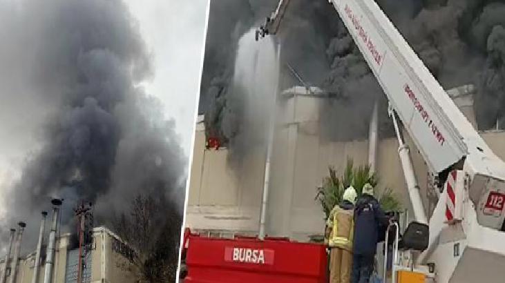 Bursa'da büyük yangın! 30 itfaiye müdahale ediyor