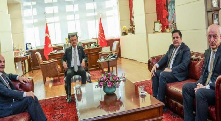 CHP Genel Başkanı Özgür Özel, Saadet Partisi heyetini kabul etti