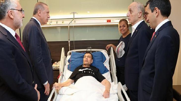 Cumhurbaşkanı Erdoğan'dan hastane ziyareti