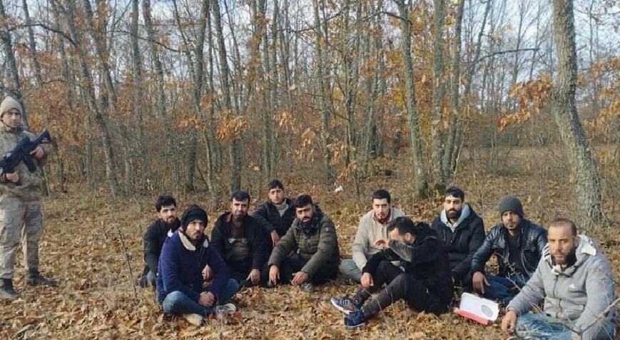 Edirne'de 1 haftada 262 kaçak göçmen, 12 organizatör yakalandı