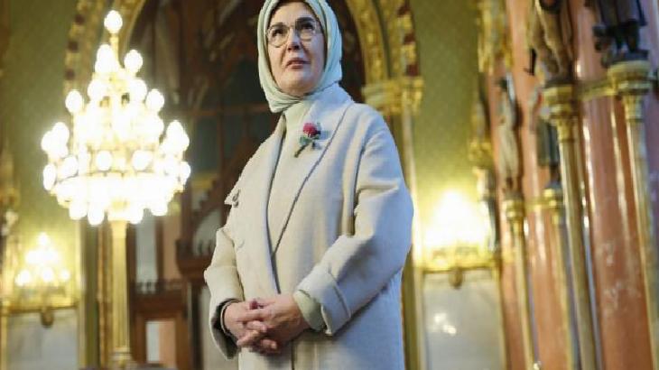 Emine Erdoğan, Macaristan Parlamento Binası’nı ziyaret etti