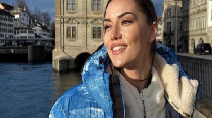 Fahriye Evcen'den İsviçre pozları
