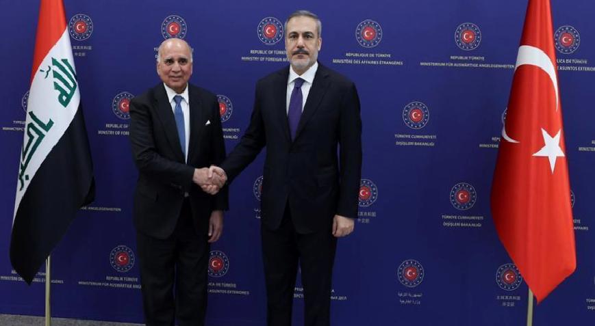 Hakan Fidan, Irak Dışişleri Bakanı ile bir araya geldi