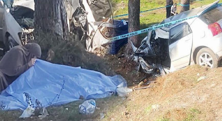 Kahreden son! 17 yaşındaki sürücüsü öldü, 8 yaşındaki kardeşi yaralı