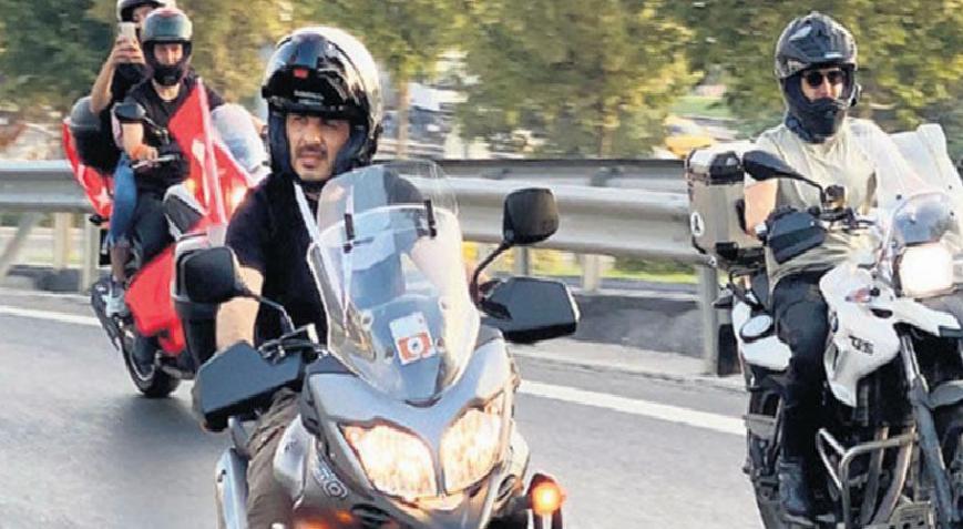 Motosiklet tutkunu çıktı