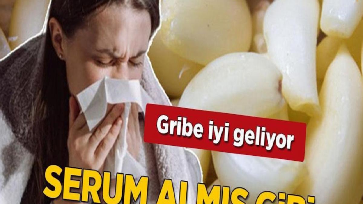 Serum almış gibi hemen ayağa kaldırıyor! 1 günde gribi yok eden karışım