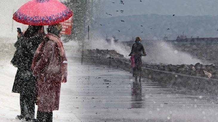 Son dakika... Meteoroloji'den İstanbul ve İzmir dahil 17 kentte uyarı! Kar, sağanak, fırtına...