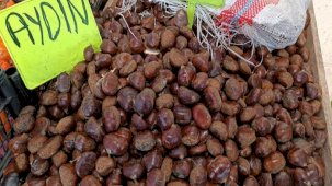 Afyonkarahisar'da kestane tezgahlarda yerini aldı! Kilogramı 200 liradan satılıyor