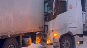 Ardahan-Kars kara yolunda zincirleme kaza