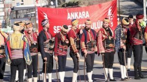Atatürk'ün Ankara'ya gelişinin 104. yılı kutlandı