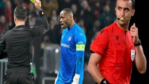 Avrupa Ligi'nde Atilla Karaoğlan az daha kural hatası yapıyordu!