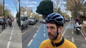 Bağdat Caddesi'ndeki tehlike! Bisiklet kullananlar isyan etti