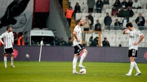 Beşiktaş, Süper Lig'in ilk yarısında zirveden uzak kaldı