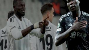 Beşiktaş'ta Omar Colley fırtınası! Vincent Aboubakar'ı yakaladı