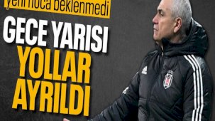 Beşiktaş'tan açıklama: Rıza Çalımbay ile yollar ayrıldı