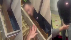 Çekmeceden çıktı! Evi giren polisler şaşkına döndü