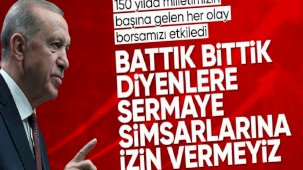 Cumhurbaşkanı Erdoğan, Borsa İstanbul 150. Yıl Gong Töreni'ne katıldı