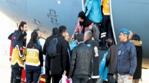 Gazzeli 75 hasta Türkiye’ye getirildi