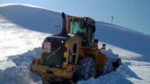 Hakkari'de kardan kapanan 18 yerleşim yerinin yolu açıldı