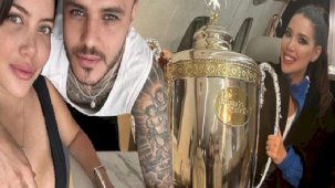 Icardi'nin eşi Wanda Nara İtalya'dan şampiyon olarak döndü!