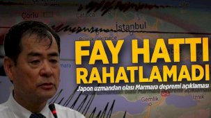 Japon deprem uzmanı Marmara fay hattını işaret etti: Rahatlamadı
