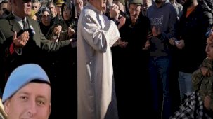 Kahramanlara son veda! Şehit eşinin sözleri duygulandırdı