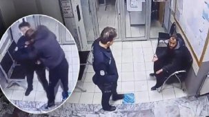 Karakolda olay çıkardı! Polise saldırıp kaçtı