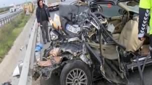 Kuzey Marmara Otoyolu'nda feci kaza! Ölü ve yaralılar var