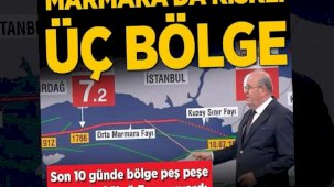 Marmara'da riskli 3 bölge! Son 10 günde bölge peş peşe sallandı, Prof. Dr. Şükrü Ersoy uyardı
