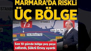 Marmara'daki depremlerin ardından 3 il için 'potansiyel risk taşıyor' uyarısı